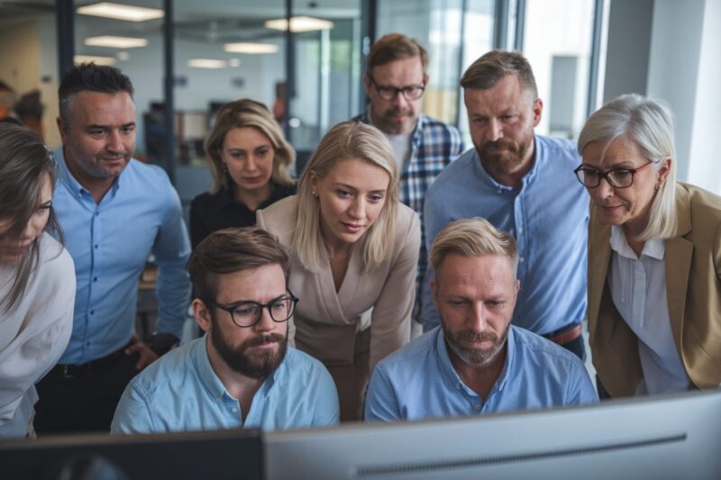 Employés découvrant la transparence salariale